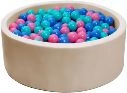 Сухий басейн із кульками 200шт бежевий Diego Антоімпорт
