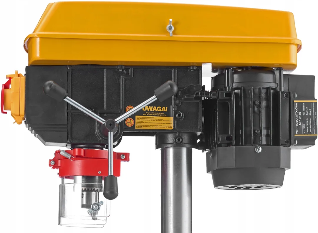 Польща Свердлильний верстат з індукційним колонним столом 1700Вт + регульовані тисці Majster Polska MP-0435 (Польща) офіційний Антоімпорт