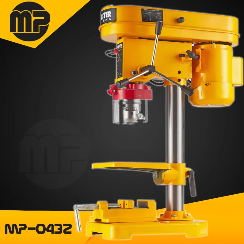 Свердлильний верстат з індукційним колонним столом 1700Вт + регульовані тисці Majster Polska (Польща) гарантія Антоімпорт