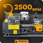 Токарний верстат для металу і дереву 0-2500об/хв Powermat (Польща) купити Антоімпорт