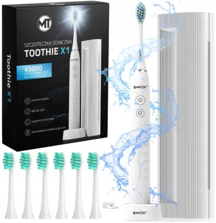 Фото Ультразвукова зубна щітка Maltec Toothie X1 White (Польща) Антоімпорт