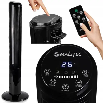 Фото Вентилятор колонний з іонізацією MalTec WK500Wt-ION (Польща) Антоімпорт