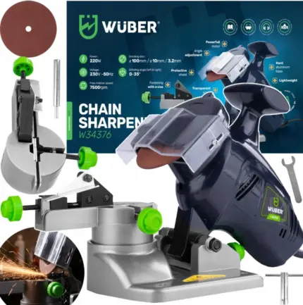 Фото Верстат для заточування ланцюгів 220W Wuber (Польща) Антоімпорт
