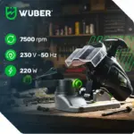 Верстат для заточування ланцюгів 220W від Wuber заточний для пил (Польща) - Зображення 11