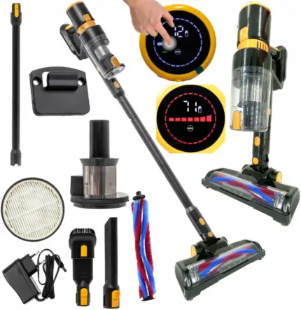 Фото Вертикальний пилосос бездротовий Riwall Pro Carpetto Royal (Чехія) Антоімпорт