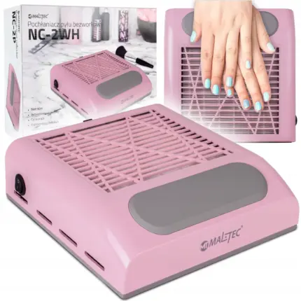 Фото Витяжка для манікюру MalTec 80Вт рожево-пурпурний (Польща) Антоімпорт