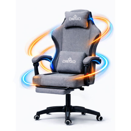 Геймерське крісло комп’ютерне DIEGO G2711 Soft Gray