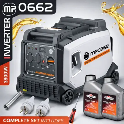 Комплектація генератора Majster Polska 3.8 кВт кабелі масло