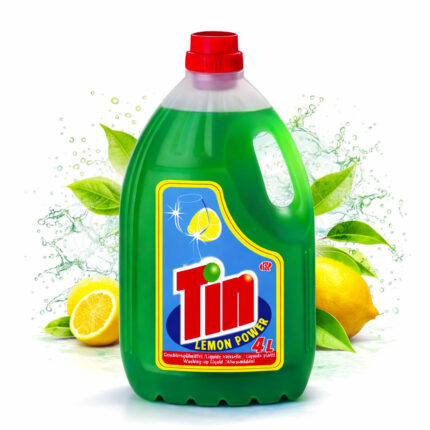 Миючий засіб для посуду Tin Fresh Lemon 4л лимон (Німеччина)